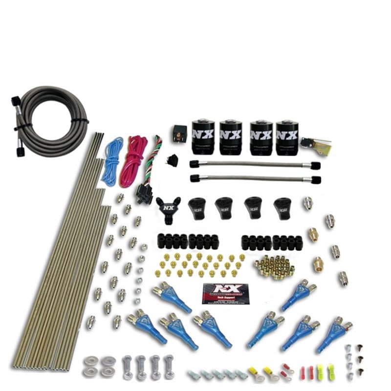 Nitrous Express — Nitrous Express Pro-Shk/Gas Nitrous Kit (200-600HP) 4 Solenoids w/o Bottle
Injection System Kit
N2OSys