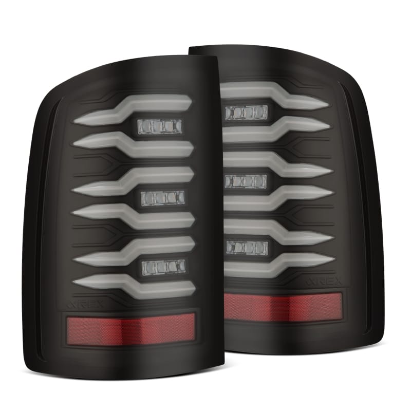 AlphaRex — AlphaRex 07-13 GMC Sierra 1500/07-14 2500/3500HD (No Classic/Dually) Luxx-Series LED Tail Lights Blk
Taillight Assembly