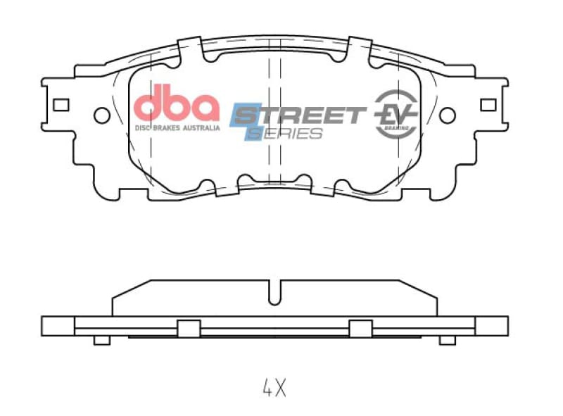DBA — DBA 19-21 Lexus ES350 Rear SSEV Street Series Brake Pads
Brake Pad