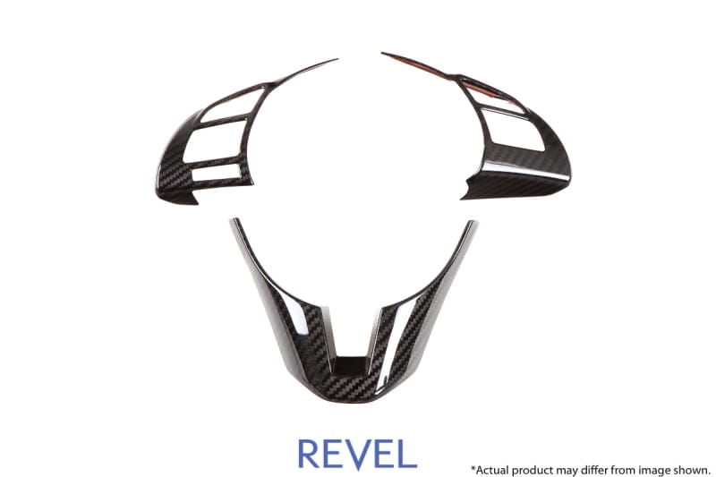 Revel — Revel GT Dry Carbon Steering Wheel Insert Covers 14-17 Mazda Mazda3 - 3 Pieces