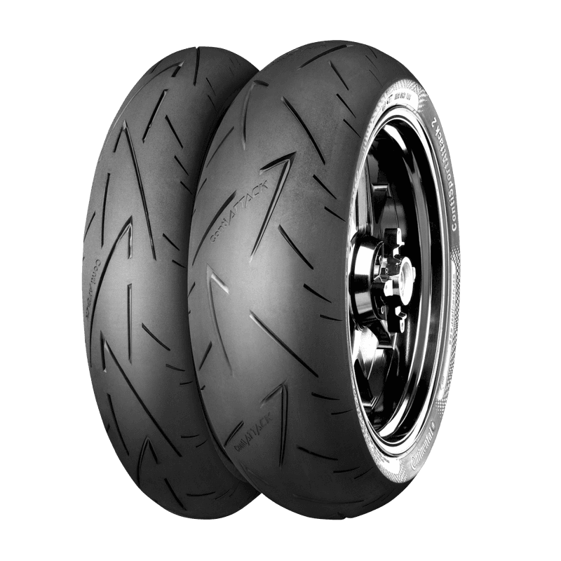 Continental Tire — Continental ContiSportAttack 2 - 120/70 ZR 17 M/C (58W) TL Front