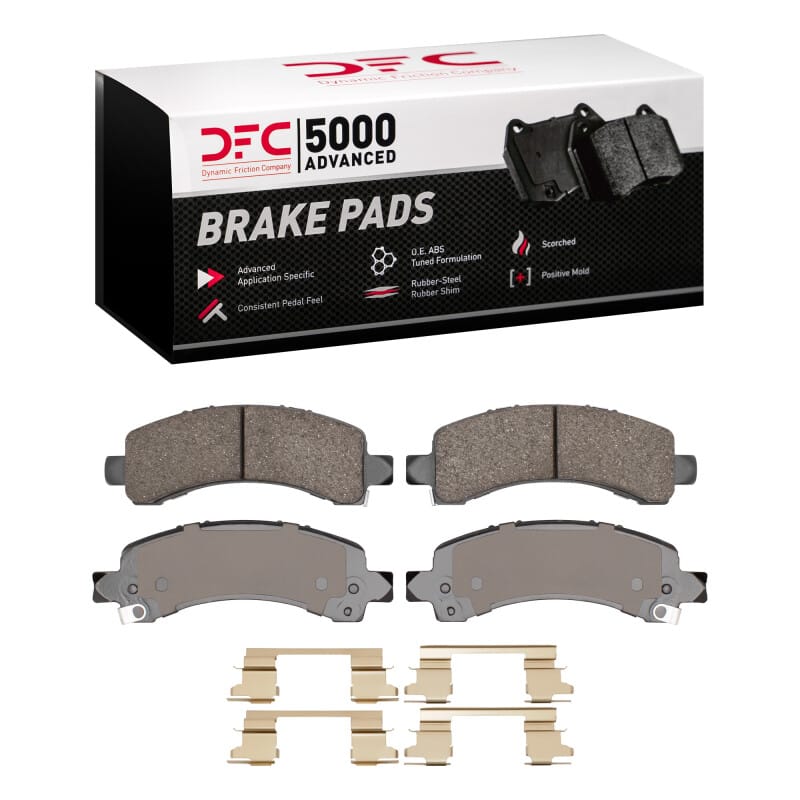 DFC — DFC 03-17 Chevrolet Express 3500 Rear 5000 Advanced Ceramic Brake Pads and Hardware Kit
DFC Brake Pad Set