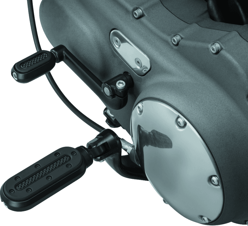 Kuryakyn — Heavy Industry Pegs With Adapters Black