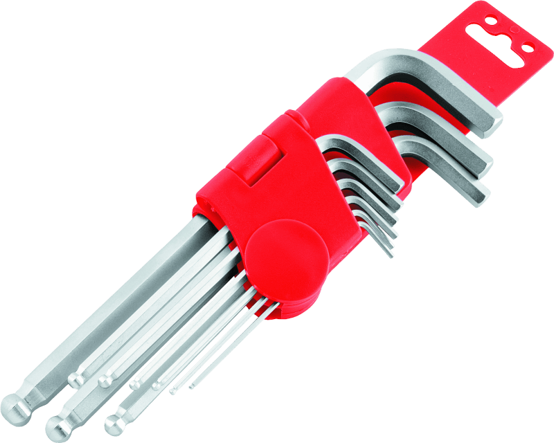 BikeMaster — BikeMaster 9-pc Ball End Short Wrench Set - Metric