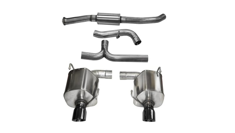 CORSA Performance — Corsa 08-10 Subaru Impreza WRX Sedan 2.5L Turbo Manual 3in Sport Cat-Back Exhaust w/4in Blac
Exhaust