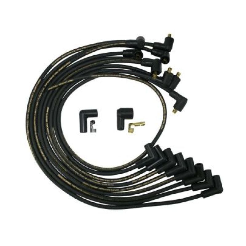 Moroso — Moroso Small Block Chevy Over V/C Non-HEI Mag Tune Wire Set - Black