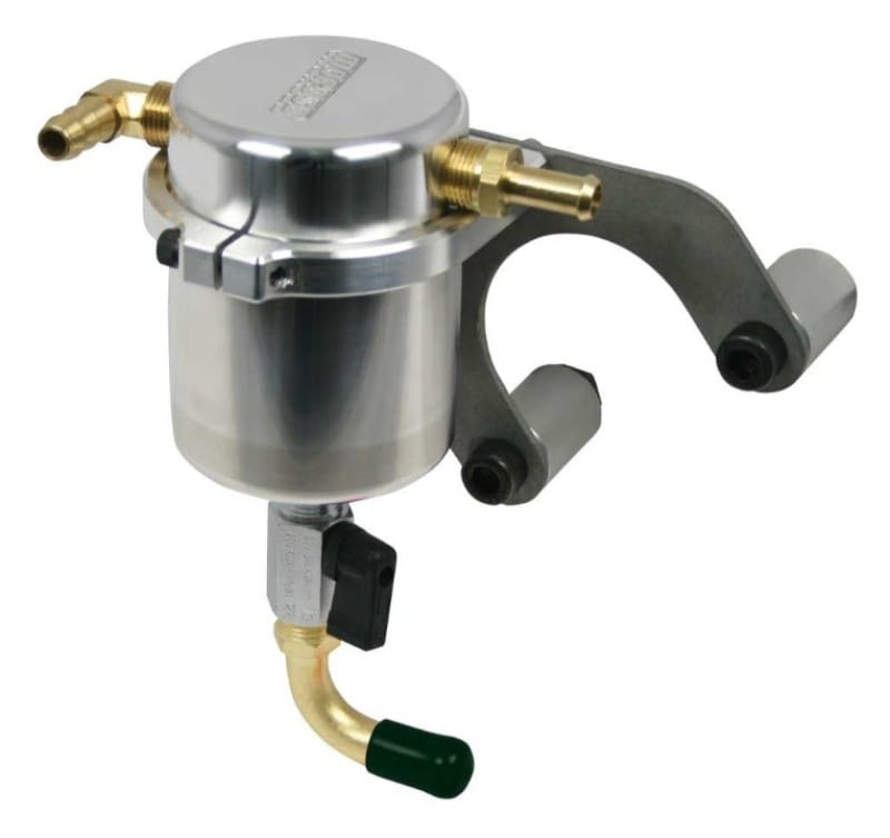 Moroso — Moroso 97-04 Chevrolet Corvette Air/Oil Separator Catch Can - Billet Aluminum