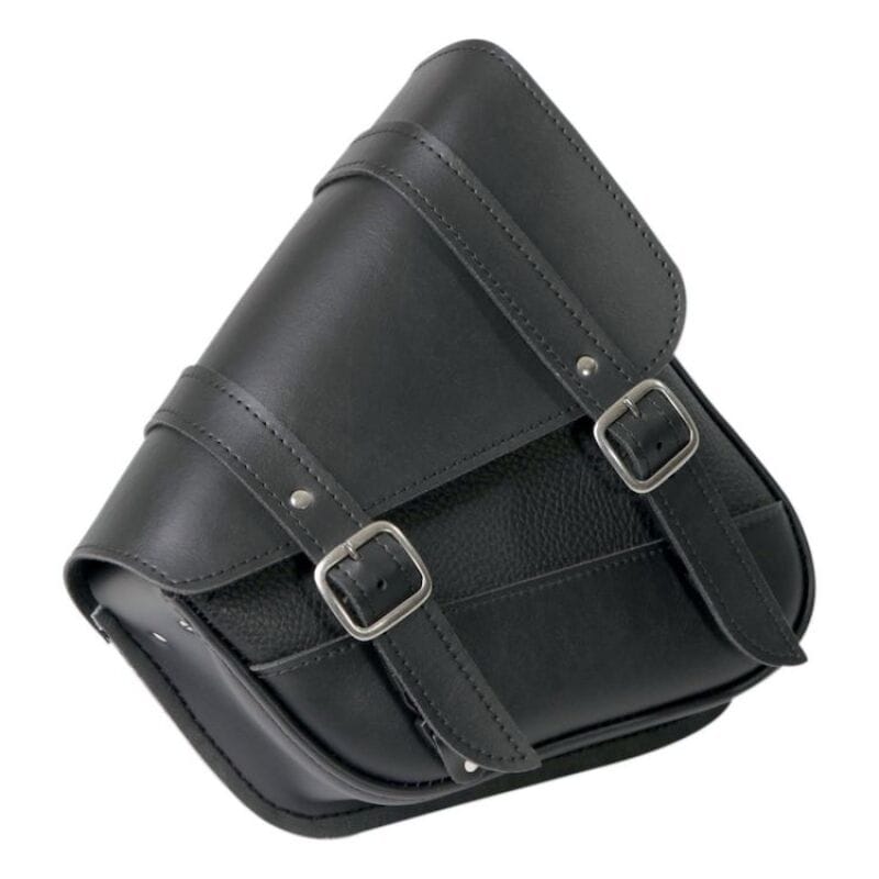 Willie & Max — Willie & Max Universal Black Jack Compact Slant Saddlebag Set (12inL x 9.5inH x 5.5 inW) - Black
