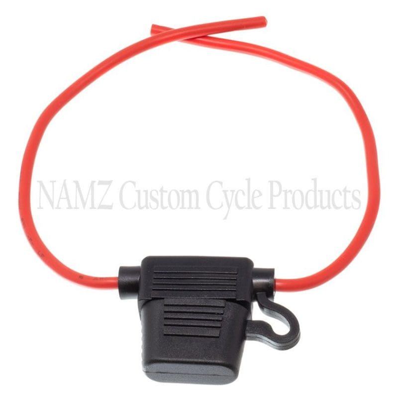 NAMZ — NAMZ Sealed ATO Fuse Holder 14g Wire (Fits ATO Fuses Up to 40 AMP)