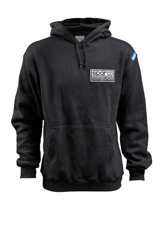 SPARCO — Sparco Sweatshirt Hooded Heritage Blk Lr