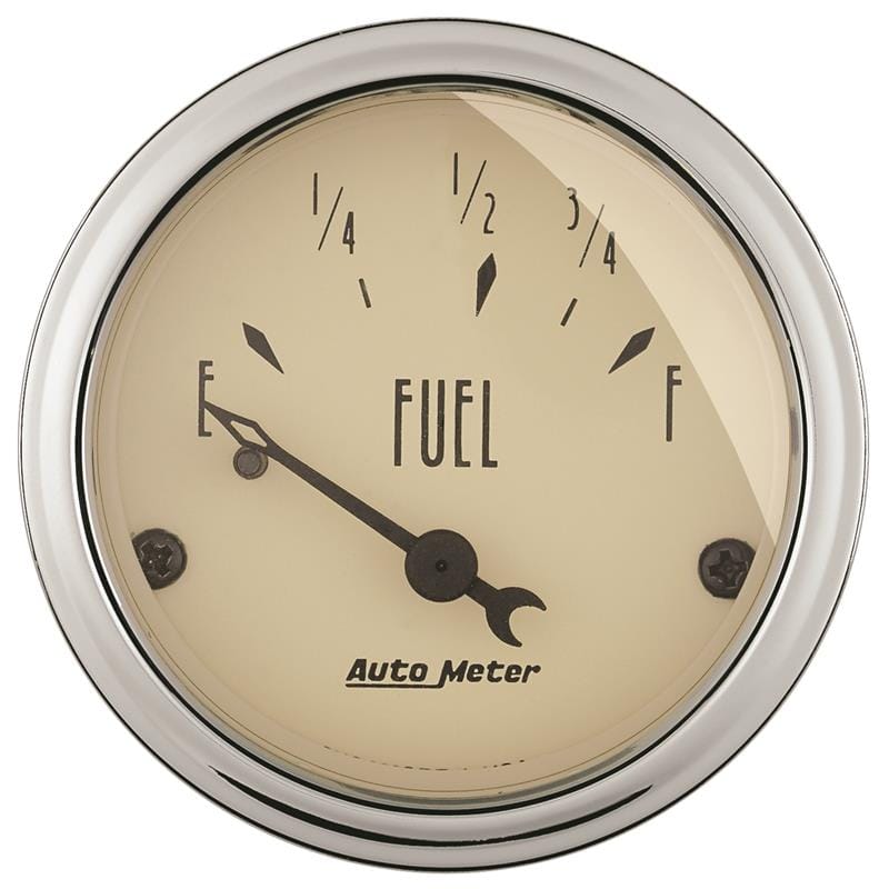 AutoMeter — Autometer 2in 73 E/8-12 F Antique Beige Fuel Level Gauge
GA 2" FUEL 73-10 AB