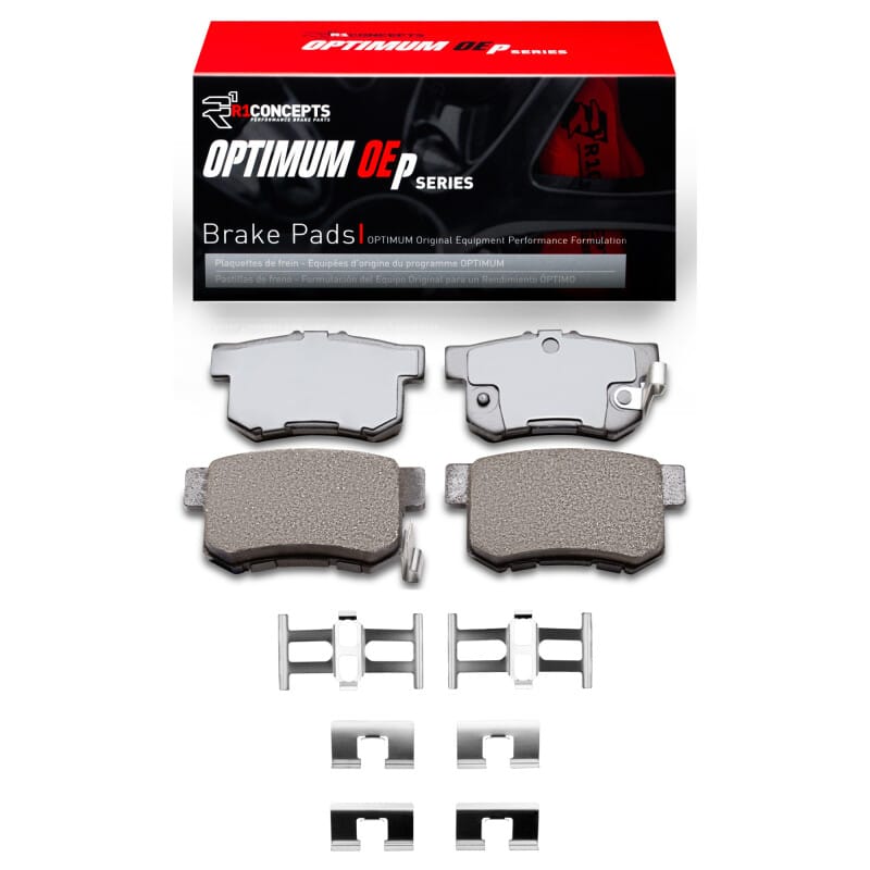 R1 Concepts — R1 95-11 Acura RL Rear Optimum OE Pads & Hardware Kit
R1 Optimum Oe Pads a