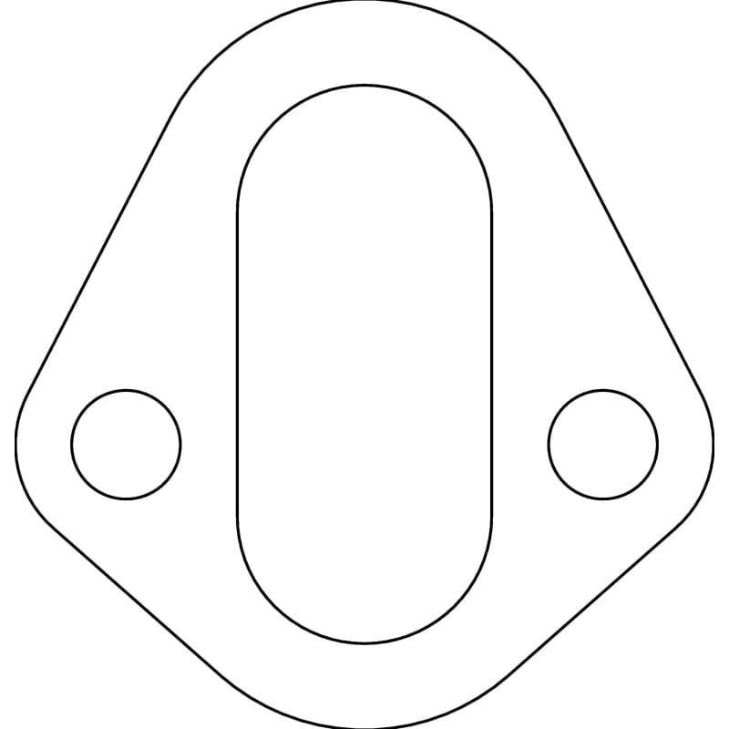 Cometic Gasket — Cometic Chrysler/Ford/GM Fuel Pump Gaskets .031in Fiber - 2 Bolt - 10 Pack
Fuel Pump Mount Gask
