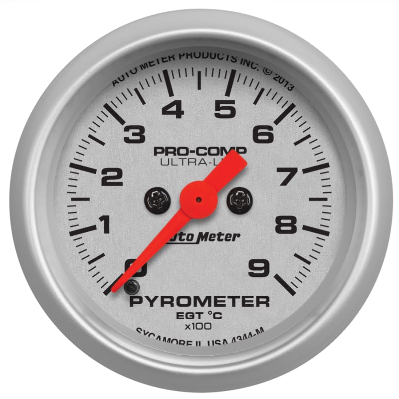 AutoMeter — Autometer Ultra-Lite 52mm 0-900 Deg C Electronic EGT Kit
2" E.G.T. KIT, 0-900