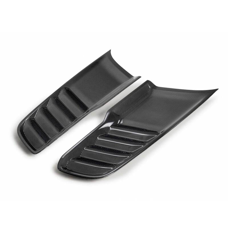 Anderson Composites — Anderson Composites 2021 Dodge RAM TRX Carbon Fiber Hood Vents - Type OE