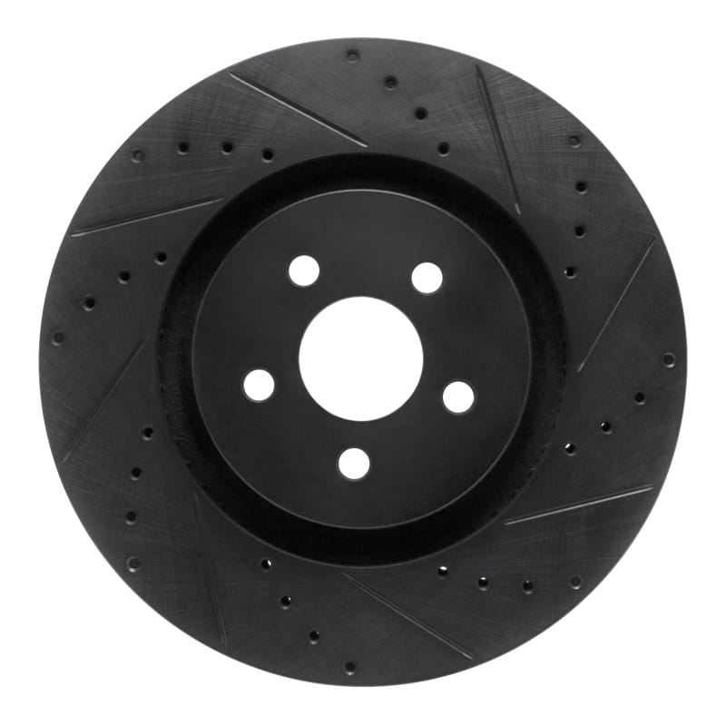 R1 Concepts — R1 15-21 Ford Edge Front Right Drilled & Slotted Black Brake Rotor
R1 Brake Rotor Drill