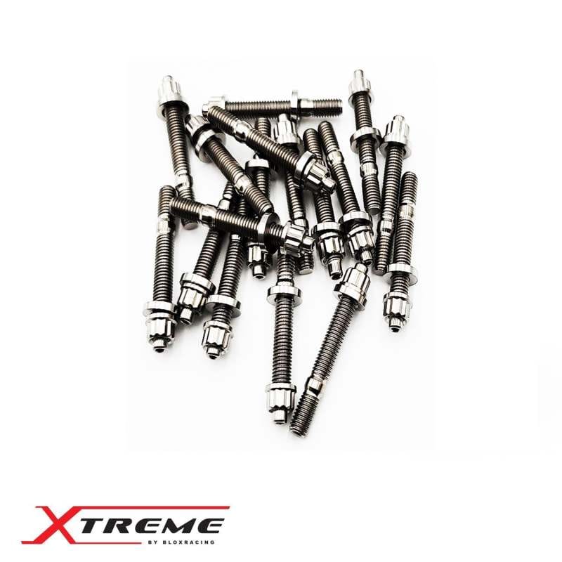 BLOX Racing — BLOX Racing M8X1.25X45mm 9-Piece Set - Titanium