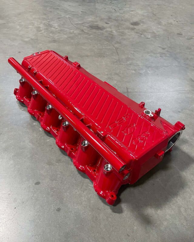 CSF — CSF BMW Gen 1 B58 Charge-Air-Cooler Manifold - Renaissance Red