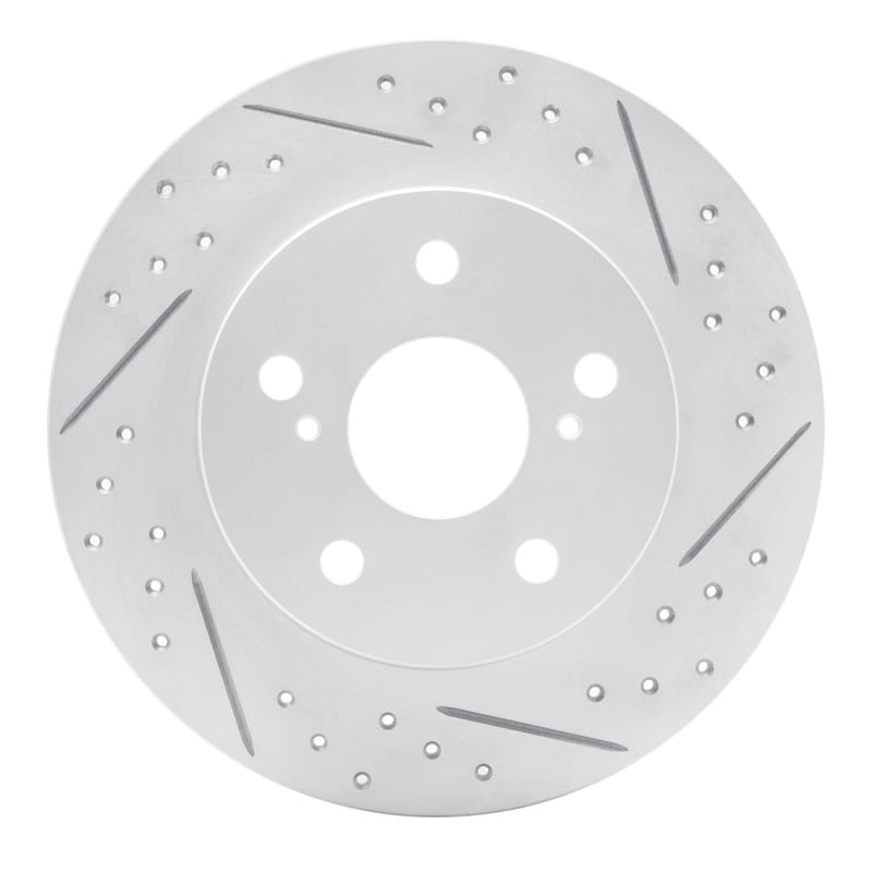 R1 Concepts — R1 11-16 Scion Tc Rear Right Drilled & Slotted Geo-Carbon Rotor