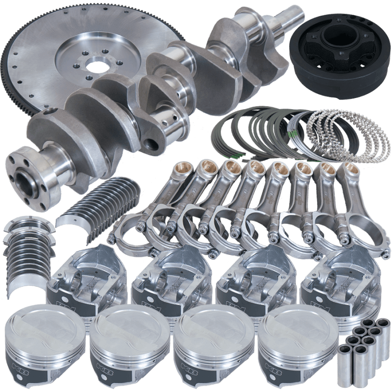 Eagle — Eagle Ford 302 3.400in Crank 5.400in I-Beam Rod -16cc 4.060in Pistons 157 Tooth FW Balanced Assembly
Bal Str & Strip Assy