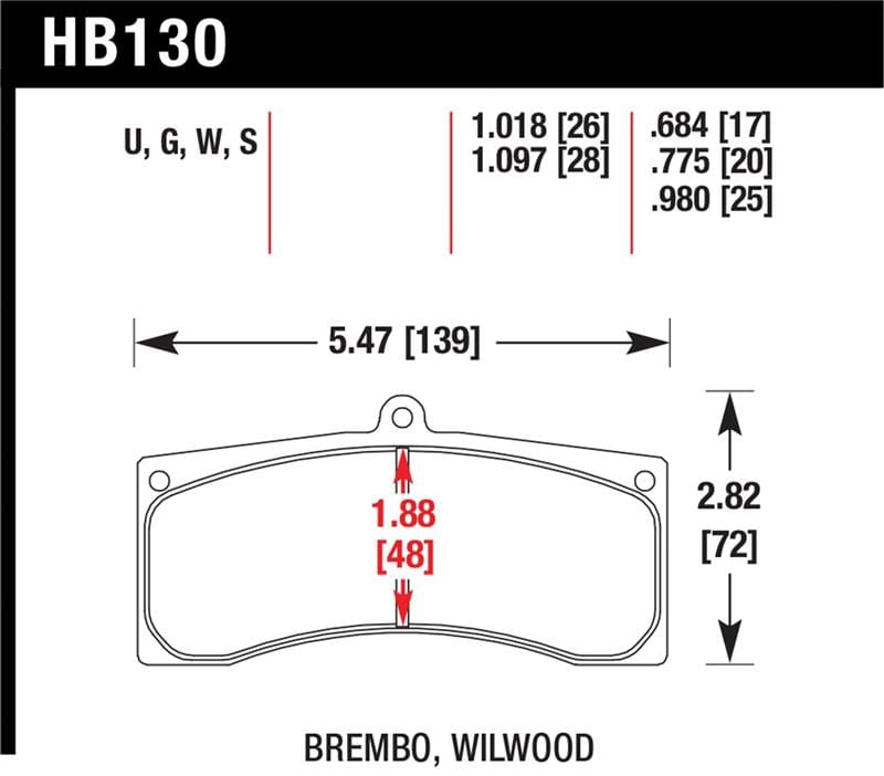 Hawk Performance — DTC-70 Disc Brake Pad