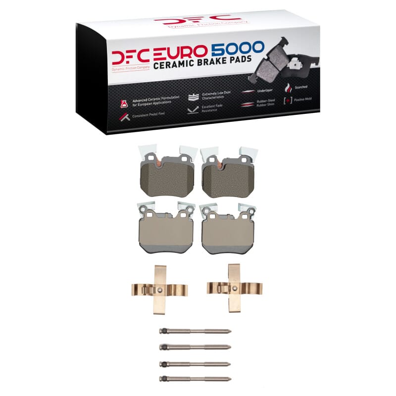 DFC — DFC 06-13 BMW 135I Rear Euro 5000 Ceramic Brake Pads and Hardware Kit
DFC EURO Pads + HW