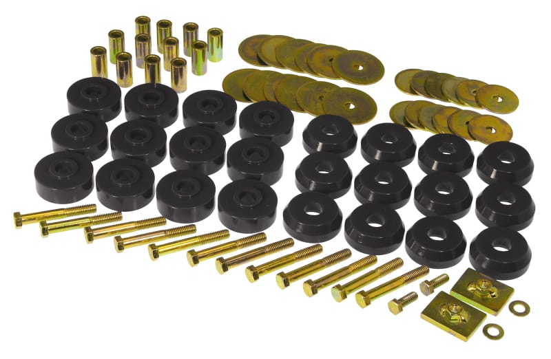 Prothane — Prothane Chevy Conv Impala / Belair Body Mount Kit - Black
BODY/SUB-FRAME MNTS