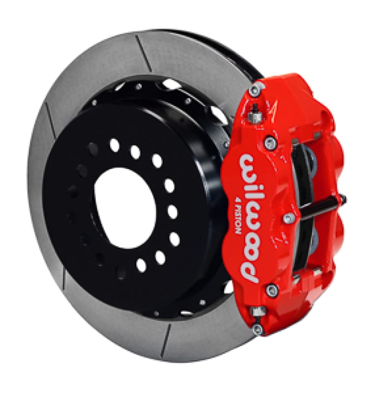 Wilwood — Wilwood Narrow Superlite 4R Rear Kit 12.88in GT Vented Rotors Red G-Body W/ 2.62in Axle Offset
