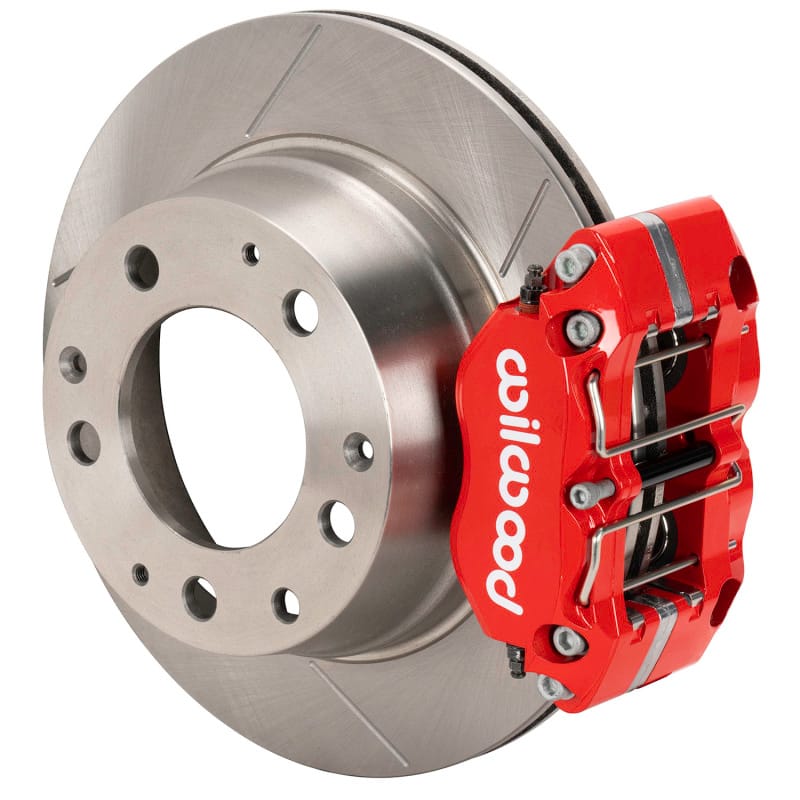 Wilwood — Wilwood 69-83 Porsche 911 Rear Dynapro Brake Kit 3in MT Slotted - Red