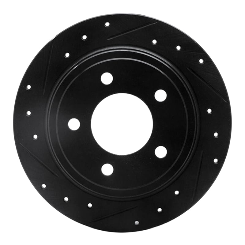 R1 Concepts — R1 93-04 Chrysler 300M Rear Left Drilled & Slotted Black Brake Rotor
R1 Brake Rotor Drill