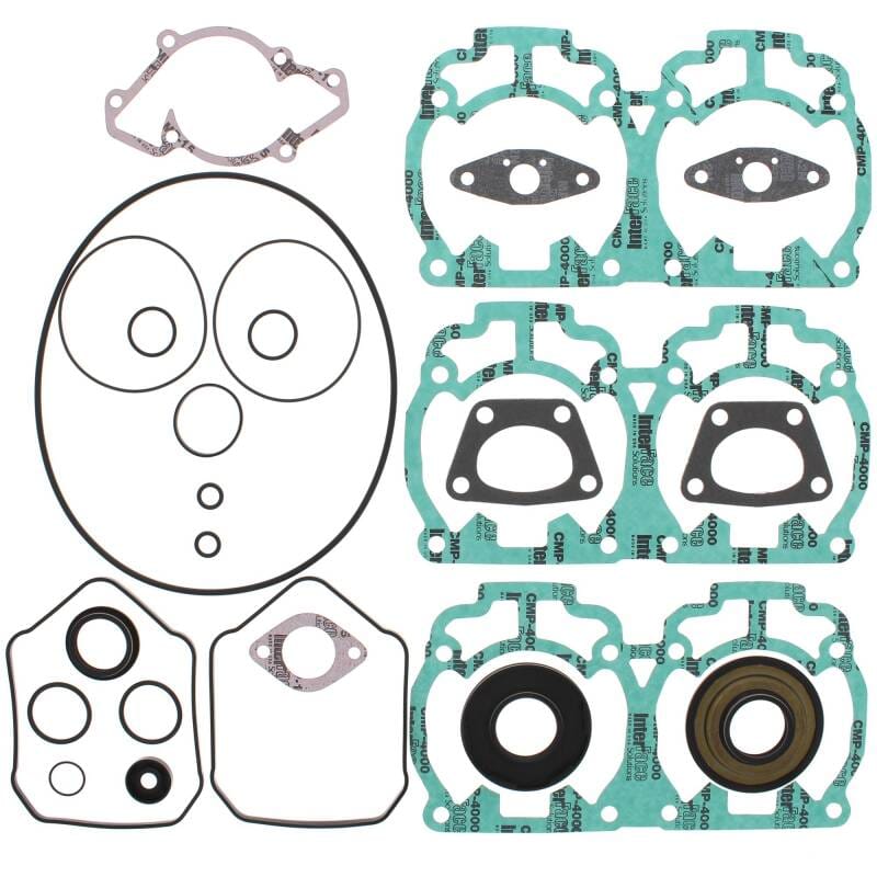 Vertex Pistons — Vertex Gaskets 1999 Ski-Doo MX Z 600 Complete Gasket Kit w/ Oil Seals