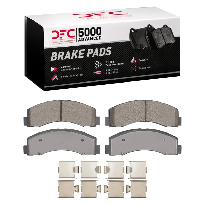 DFC — DFC 10-21 Ford F-150 RWD Front 5000 Advanced Ceramic Brake Pads and Hardware Kit
DFC Brake Pad Set