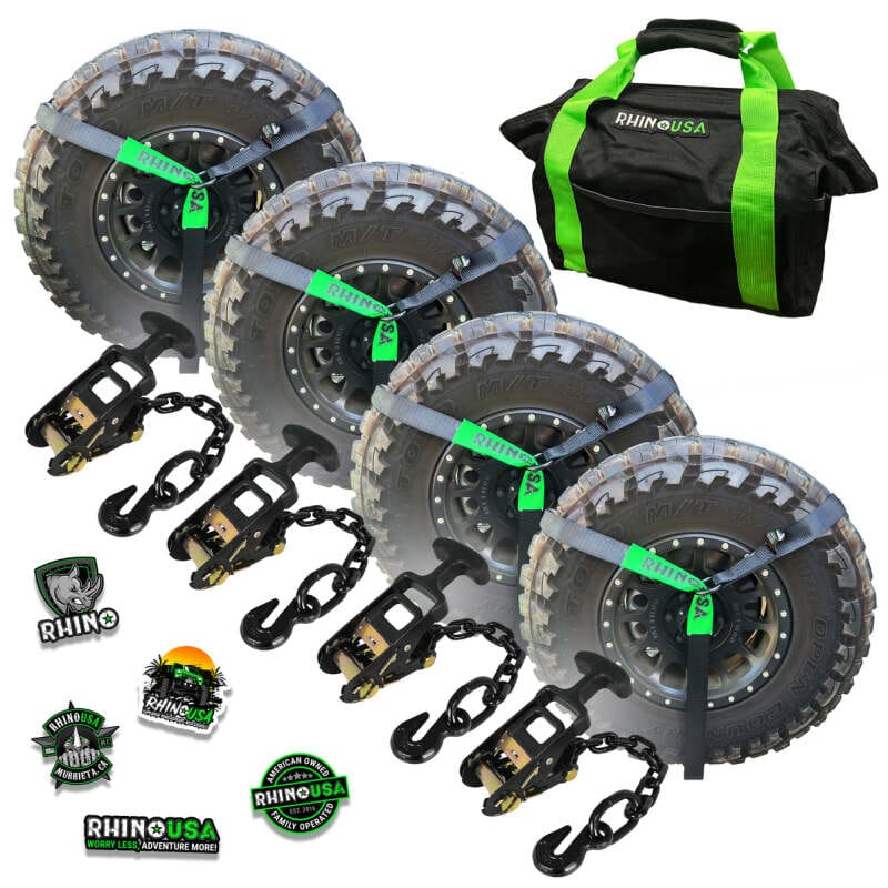 Rhino USA — Rhino USA Lasso Straps; Basket Straps - Black
Tie Strap
