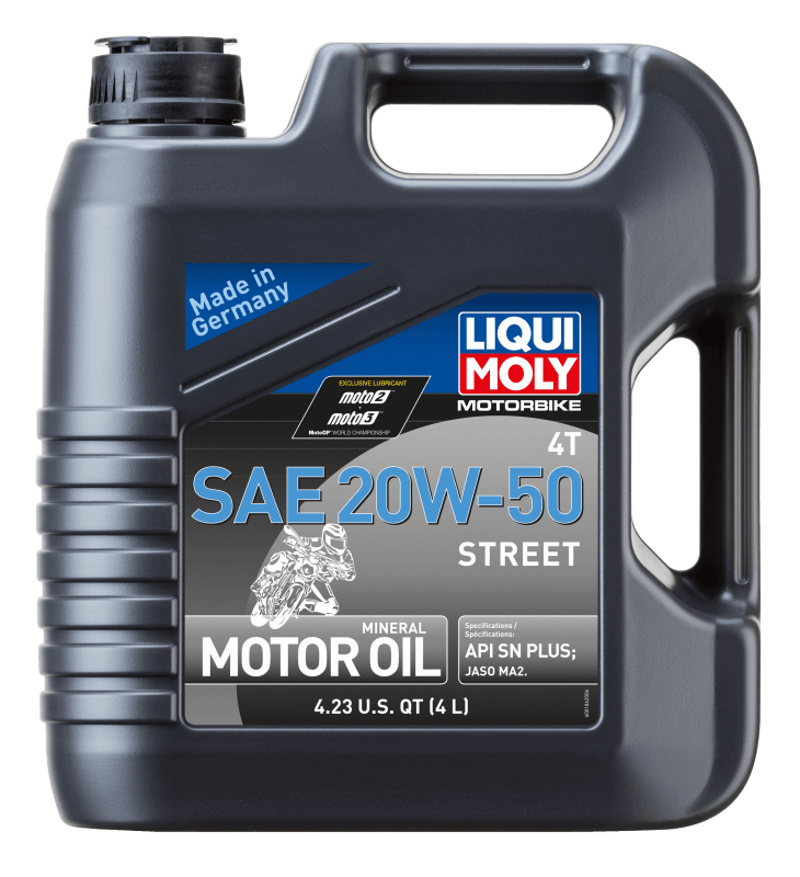 LIQUI MOLY — LIQUI MOLY 4L Motorbike 4T SAE 20W50 Street