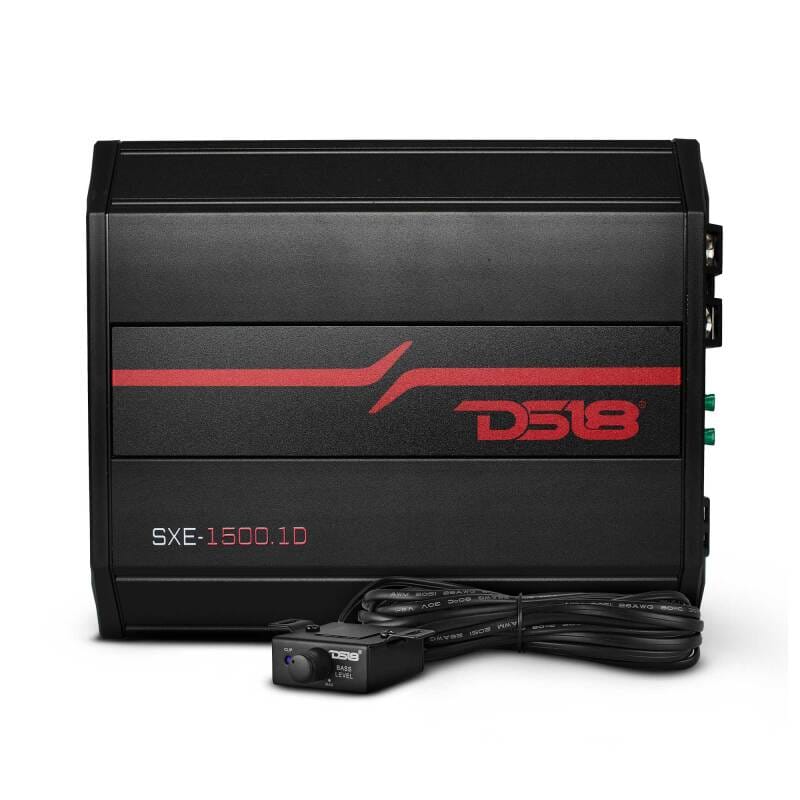DS18 — DS18 1-Channel SXE Amplifier Class D 500/1ohm 350/2ohm 200/4ohm Watts RMS- Black