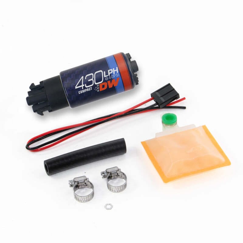 DeatschWerks — DeatschWerks Universal DW430C 430lph Compact Fuel Pump with Clips and Install Kit
Fuel Pumps