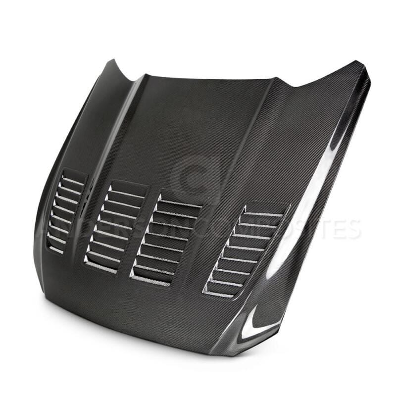 Anderson Composites — Anderson Composites 15-17 Ford Mustang (Excl. GT350/GT350R) Type-TW Double Sided Hood