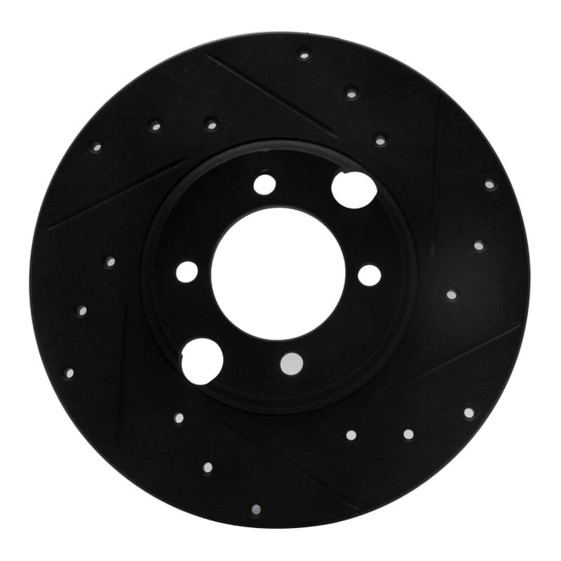 R1 Concepts — R1 83-93 Jaguar XJRS Rear Right Drilled & Slotted Black Brake Rotor
R1 Brake Rotor Drill