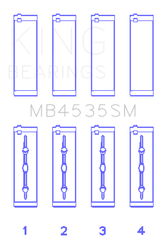 King Engine Bearings — King Engine Bearings Mercedes Benz M 276 DE35 (Size +0.25mm) Main Bearing Set
Engine Bearing
