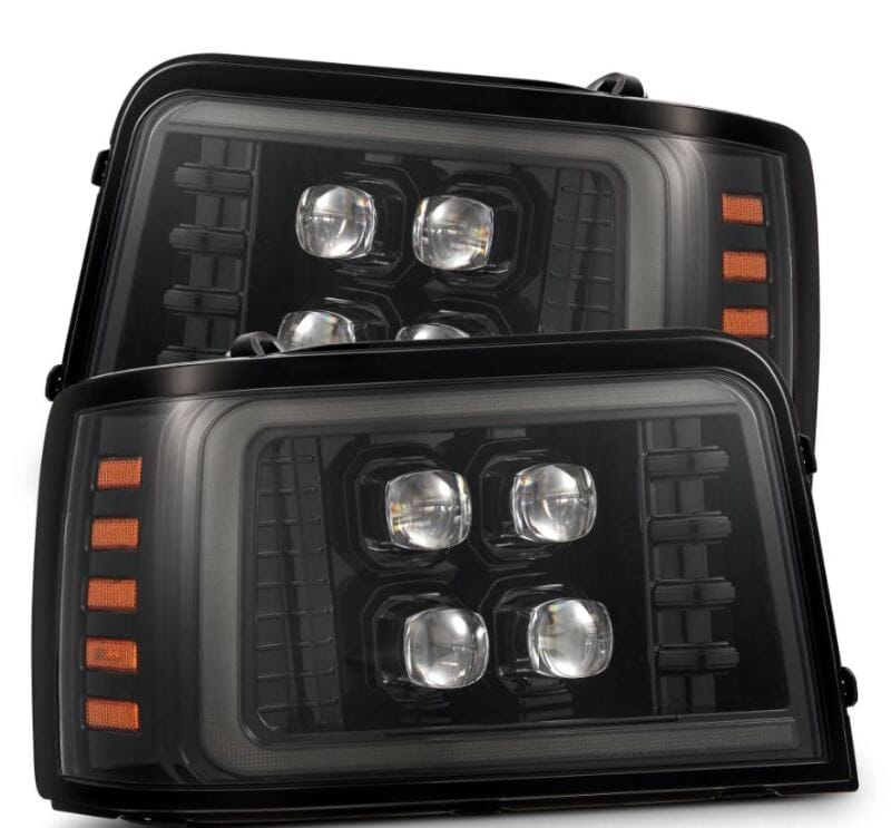 AlphaRex — AlphaRex 92-96 Ford F-Series/Bronco NOVA-Series LED Proj Headlight Alpha-Bk w/Actv Light SS & SBDRL
Projector Headlights