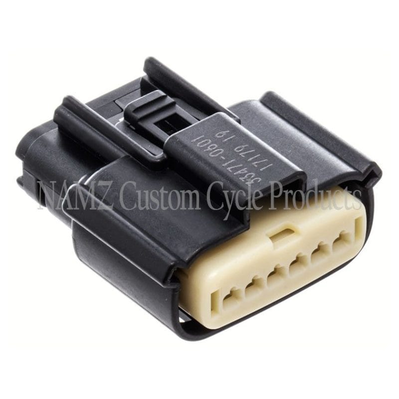 NAMZ — NAMZ 08-23 Molex MX-150 6-Position Female Connector Throttle Control Actuator - Blk (HD 72483-08BK)