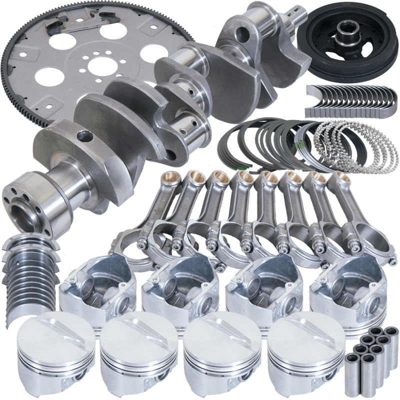 Eagle — Eagle Chevrolet 350 Balanced 1Pc Rear Seal Rotating Assembly Kit .030 Bore Dome 168 Tooth Flex Plate
Bal Str & Strip Assy