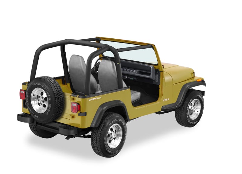 Bestop — Bestop 92-95 Jeep Wrangler YJ Sport Bar Cover (Black Denim)