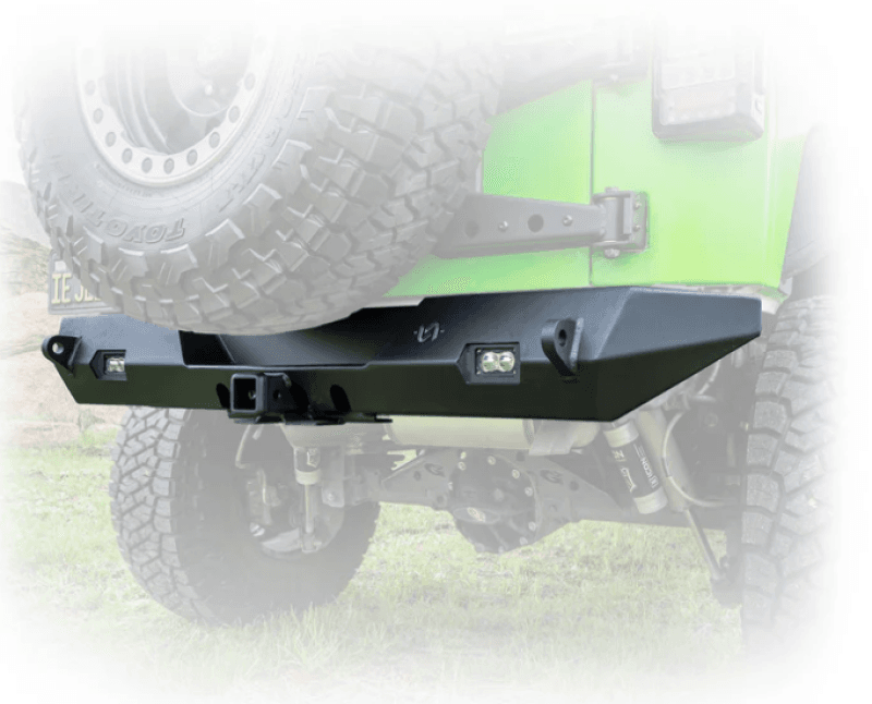 TURN Offroad — Turn Offroad 2007-2018 Jeep JK Rear Bumper with Hitch and Lights