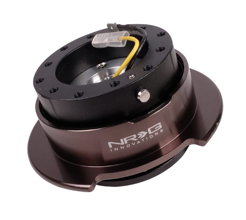 NRG — NRG Quick Release Kit Gen 2.5 - Black / Black Chrome Ring