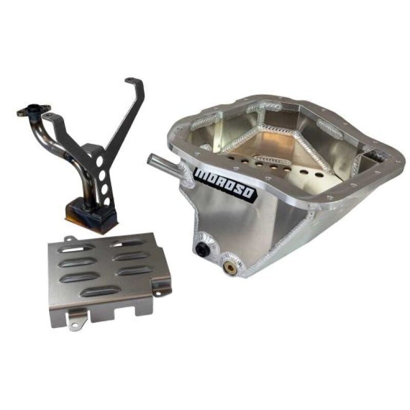 Moroso — Moroso Subaru EJ20/EJ22/EJ25 Wet Sump 6qt 6-7/8in Deep Aluminum Oil Pan w/Pickup & Windage Tray