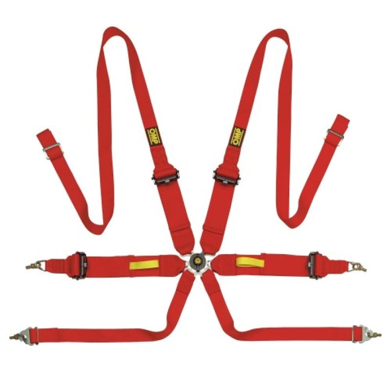 OMP — OMP Tecnica 3/2 Safety Harness - Red