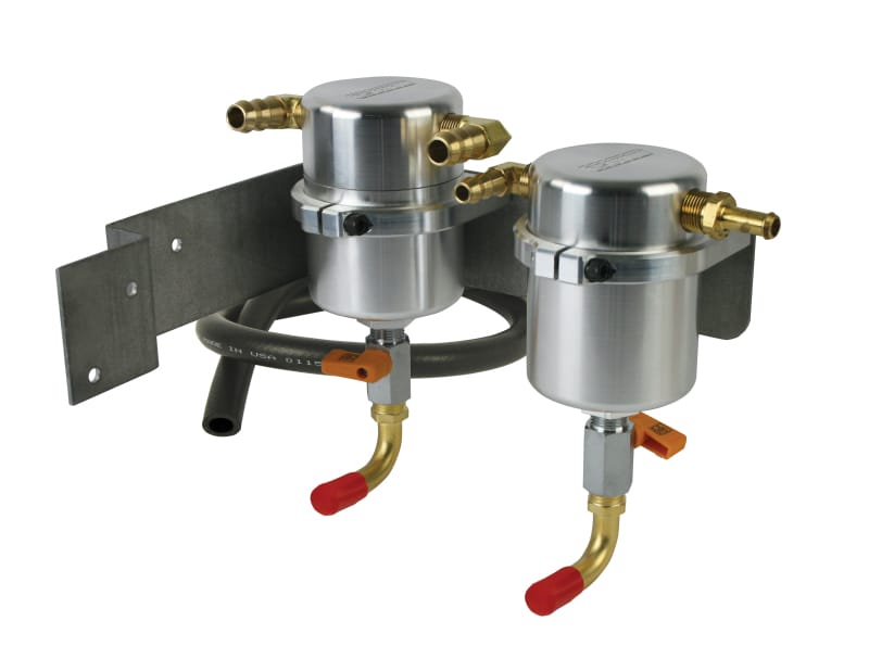Moroso — Moroso 08-14 Subaru WRX Air/Oil Separator Catch Can - Billet Aluminum