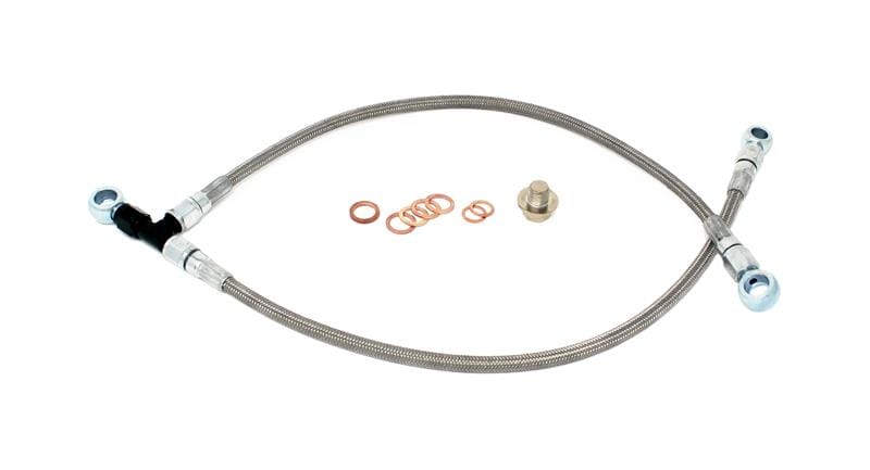 Torque Solution — Torque Solution Turbo Oil Feed Line Kit - Subaru EJ Stock Location