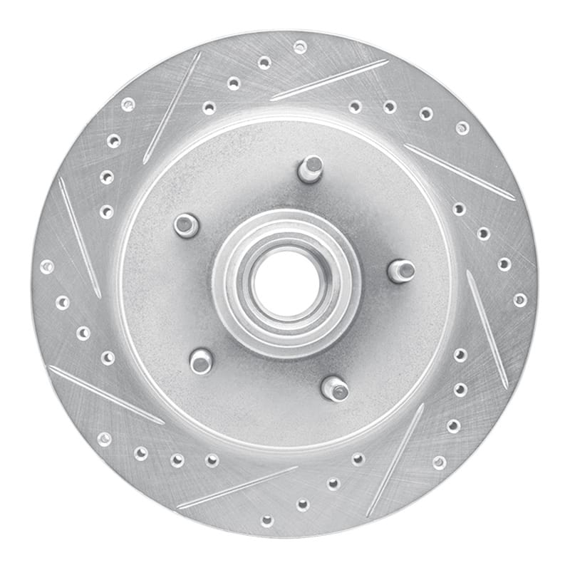 R1 Concepts — R1 97-00 Ford Expedition Front Left Drilled & Slotted Silver Brake Rotor
R1 Brake Rotor Drill